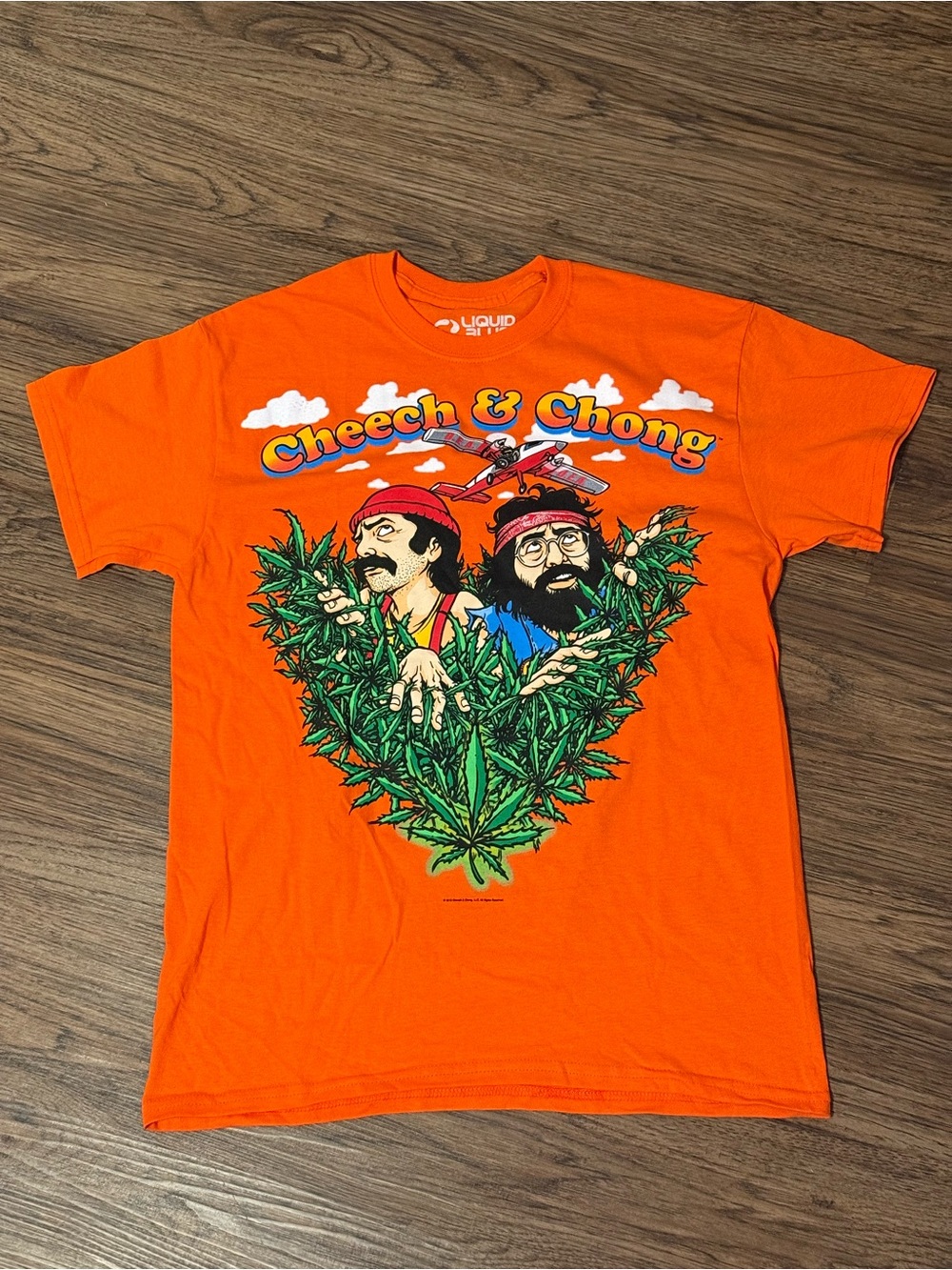 Liquid Blue Orange Cheech & Chong Graphic Tee in Size Medium - NWOT